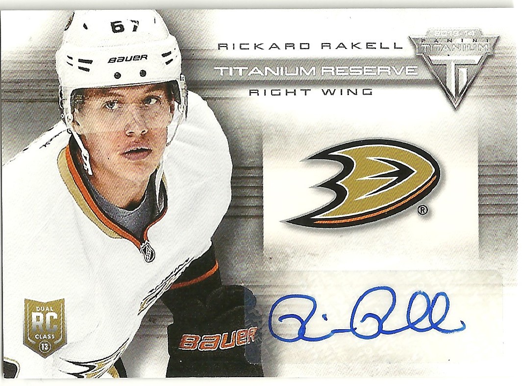 (image for) 2013-14 Panini Titanium Reserve Autographs #TRRR Rickard Rakell