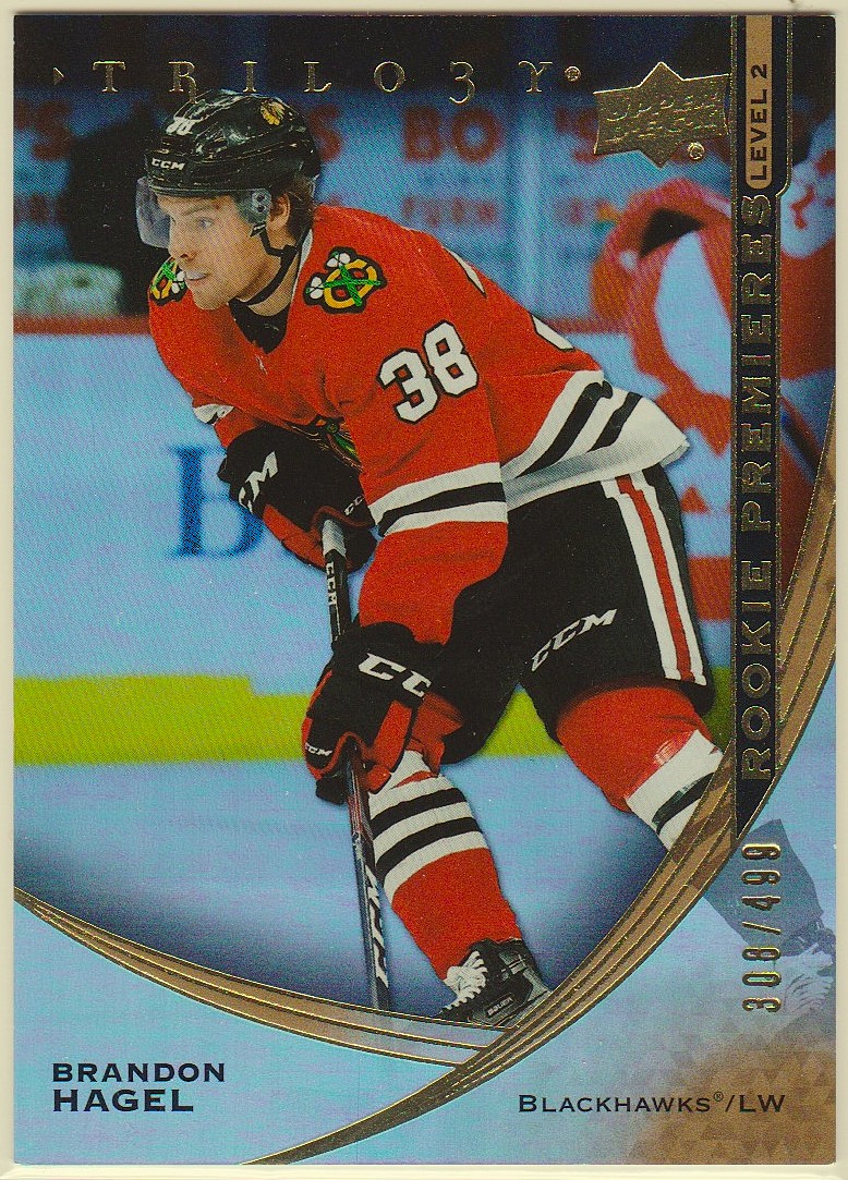 (image for) 2020-21 Upper Deck Trilogy #98 Brandon Hagel RC 308/499