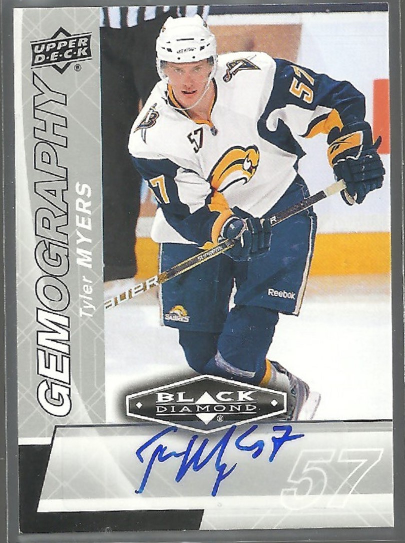(image for) 2010-11 Black Diamond Gemography #GTM Tyler Myers