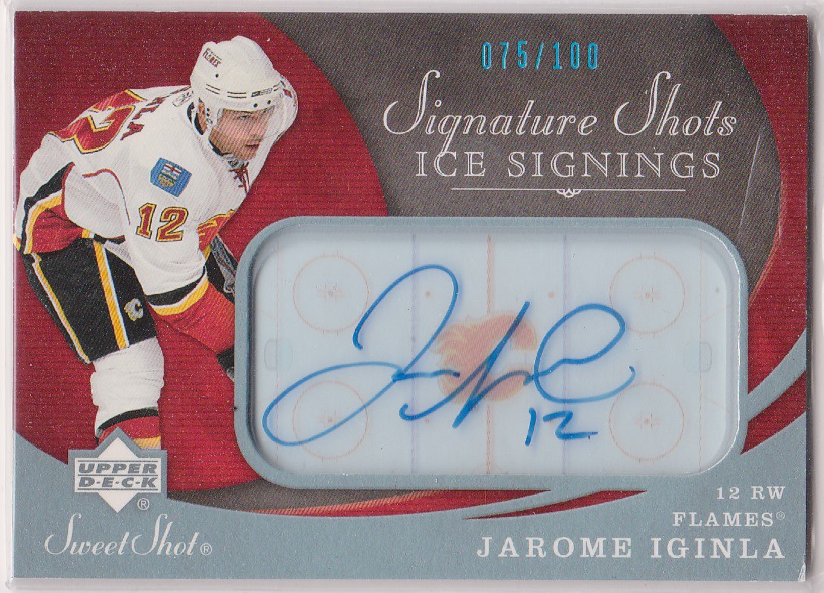 (image for) 2007-08 Sweet Shot Signature Shots Ice Signings Jarome Iginla