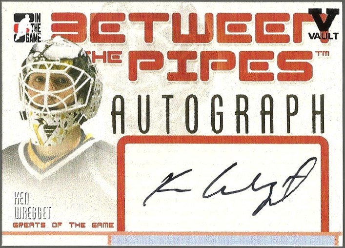 (image for) 2006-07 Between The Pipes Autographs #AKW Ken Wregget VAULT