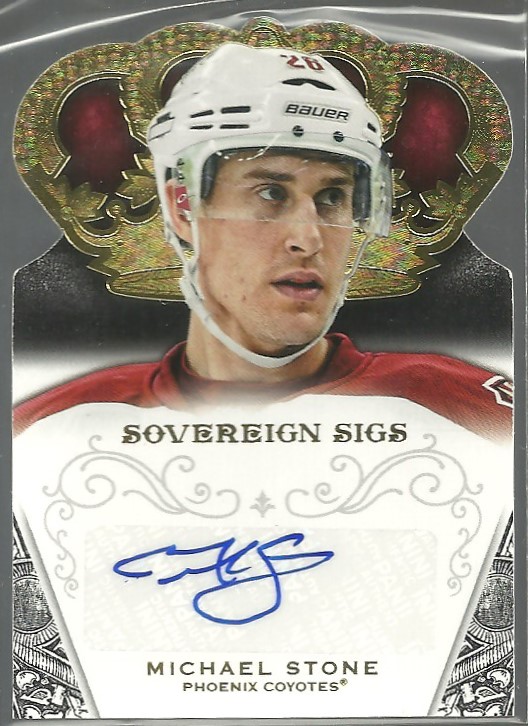 (image for) 2013-14 Crown Royale Sovereign Sigs #SOMIS Michael Stone AUTO