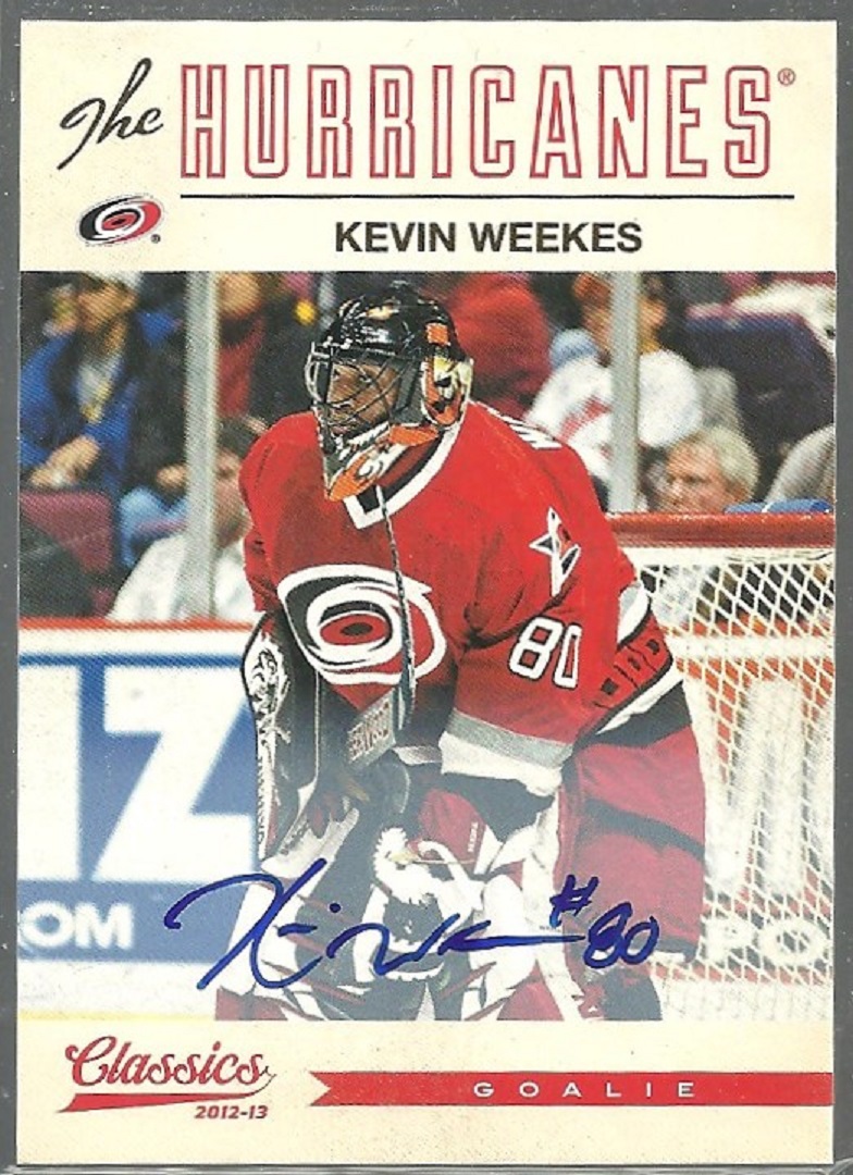 (image for) 2012-13 Classics Signatures Autographs #80 Kevin Weekes