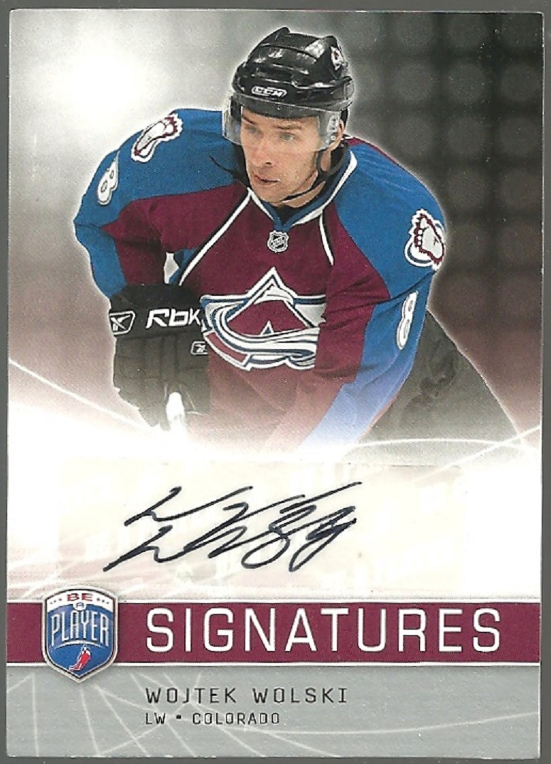 (image for) 2008-09 Be A Player Signatures #SWW Wojtek Wolski