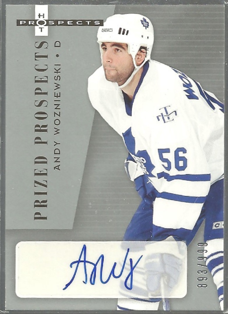 (image for) 2005-06 Hot Prospects #216 Andrew Wozniewski AUTO RC