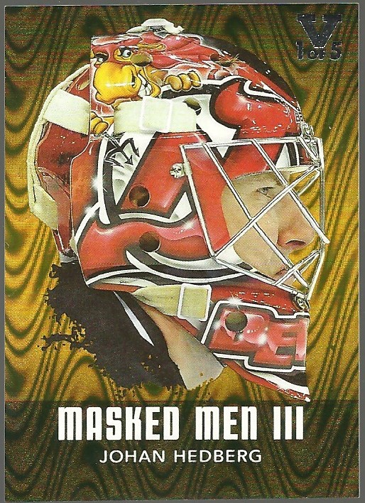 2010-11 Between The Pipes Masked Men III Gold #MM25 J. Hedberg (image for) 2010-11 Between The Pipes Masked Men III Gold #MM25 J. Hedberg