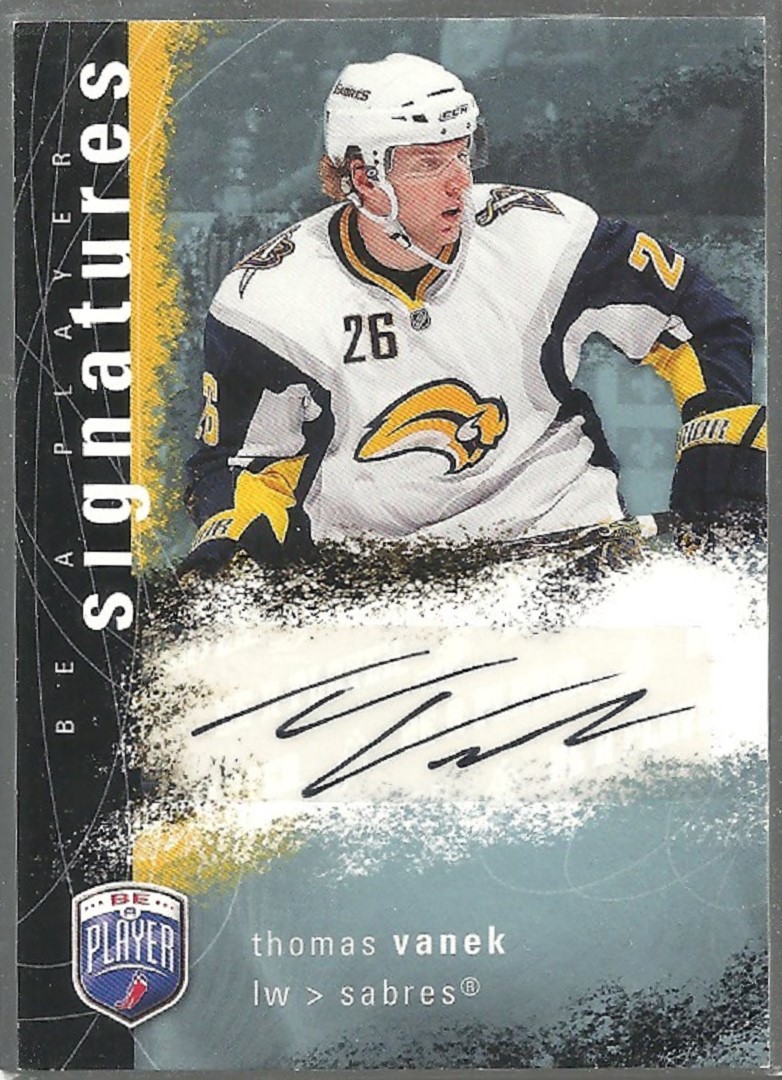 (image for) 2007-08 Be A Player Signatures #STV Thomas Vanek