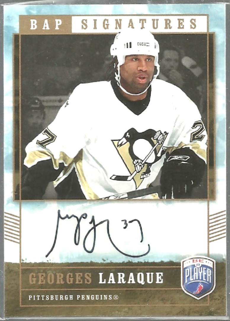 (image for) 2006-07 Be A Player Signatures #GL Georges Laraque AUTO