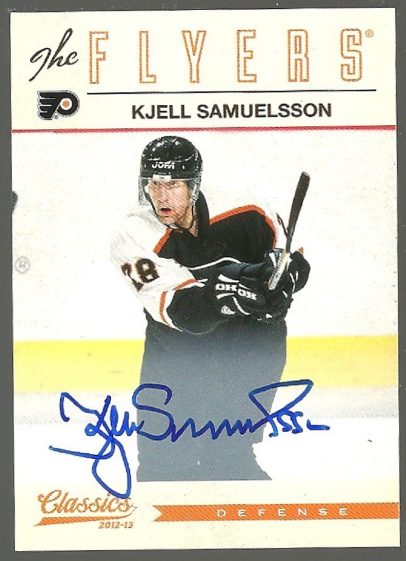(image for) 2012-13 Classics Signatures Autographs #195 Kjell Samuelsson