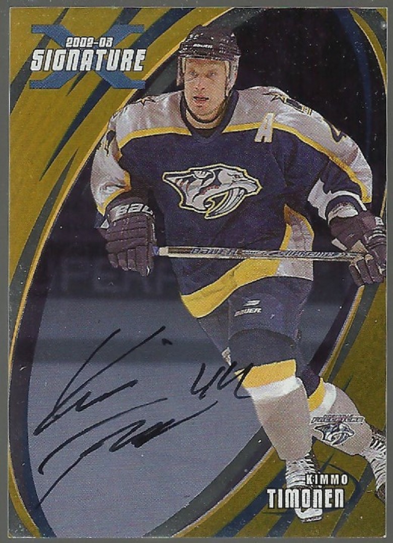 (image for) 2002-03 BAP Signature Series Autographs Gold #34 Kimmo Timonen