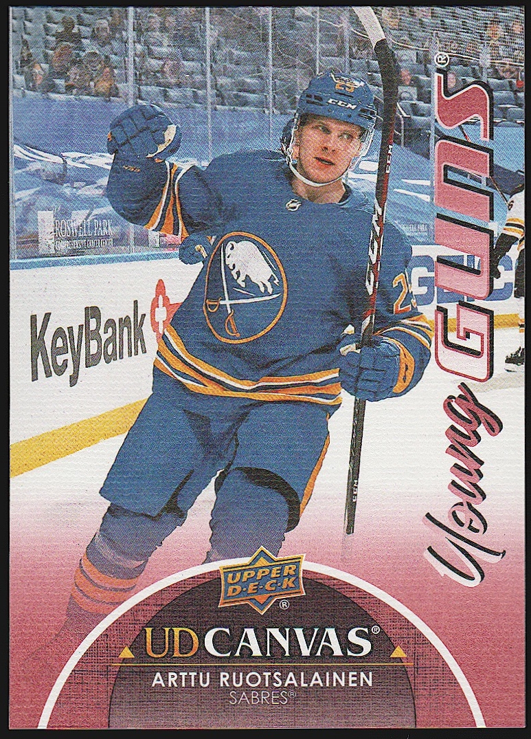 (image for) 2021-22 Upper Deck Canvas #C119 Arttu Ruotsalainen YG RC