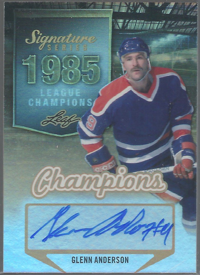 (image for) 2015-16 Leaf Signature Series Champions Auto #SCHGA1 G. Anderson