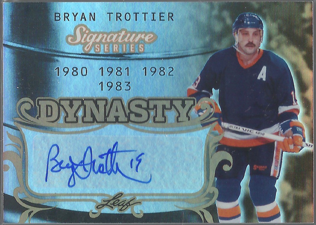 2015-16 Leaf Signature Series Dynasty Auto #SDYBT1 B. Trottier (image for) 2015-16 Leaf Signature Series Dynasty Auto #SDYBT1 B. Trottier