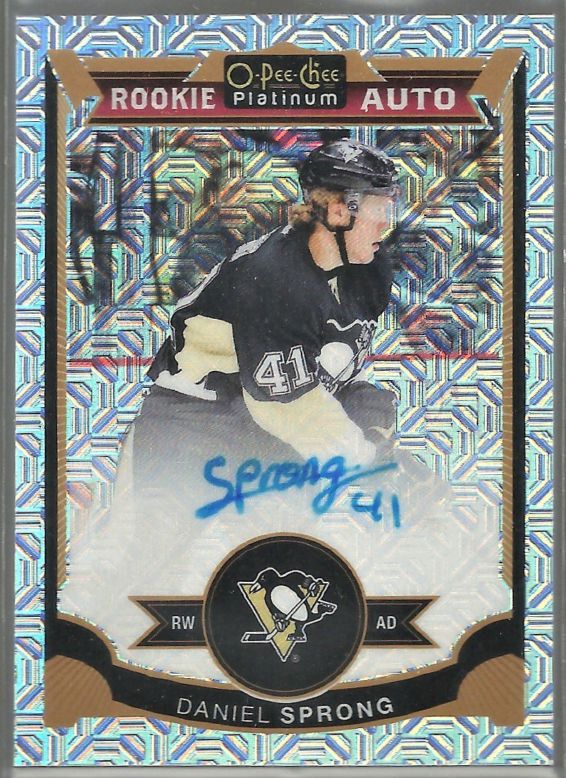 (image for) 2015-16 O-Pee-Chee Platinum Traxx #183 Daniel Sprong AUTO 51/125