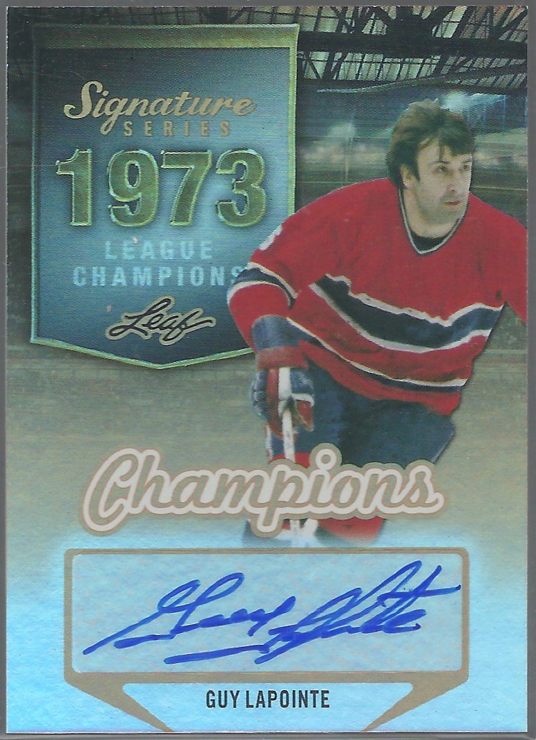 (image for) 2015-16 Leaf Signature Series Champions Auto #SCHGL1 G. Lapointe