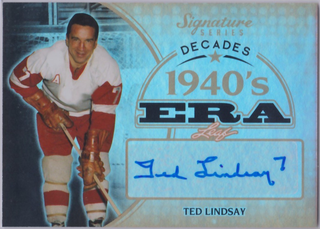 (image for) 2015-16 Leaf Signature Series Decades Auto #SDTL1 Ted Lindsay