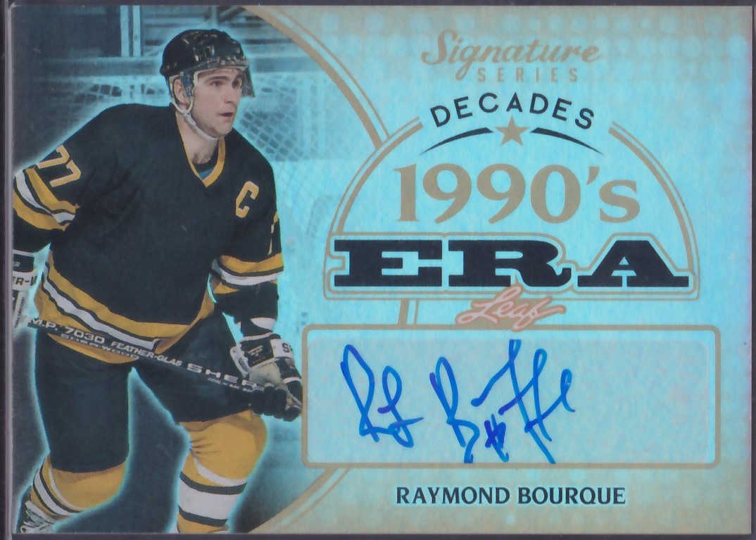(image for) 2015-16 Leaf Signature Series Decades Auto #SDRB1 Ray Bourque