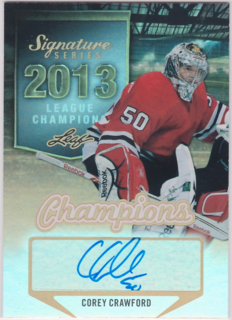 (image for) 2015-16 Leaf Signature Series Champions Auto #SCHCC1 C. Crawford