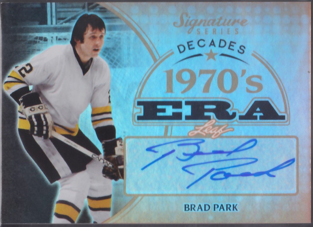(image for) 2015-16 Leaf Signature Series Decades Auto #SDBP2 Brad Park