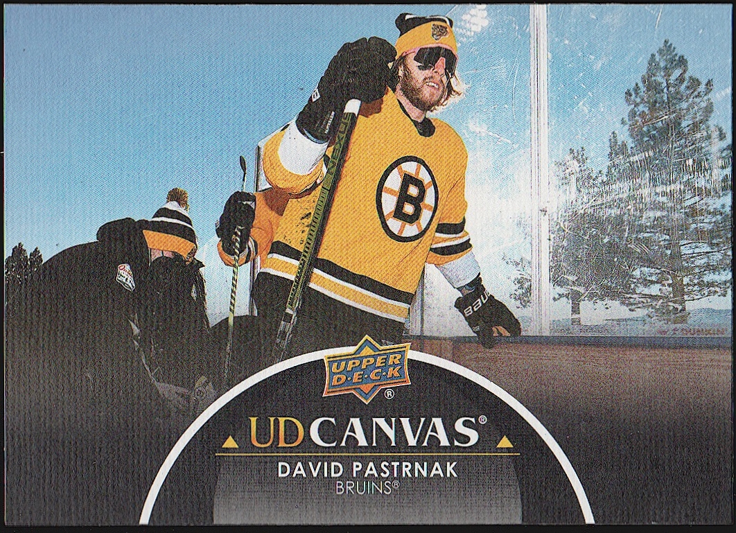 2021-22 Upper Deck Canvas Black #C8 David Pastrnak (image for) 2021-22 Upper Deck Canvas Black #C8 David Pastrnak