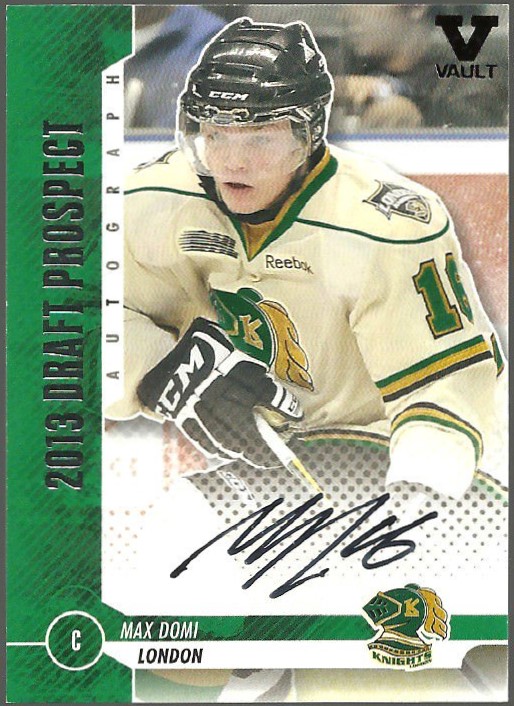 (image for) 2012-13 ITG Draft Prospects Autographs #AMD2 Max Domi