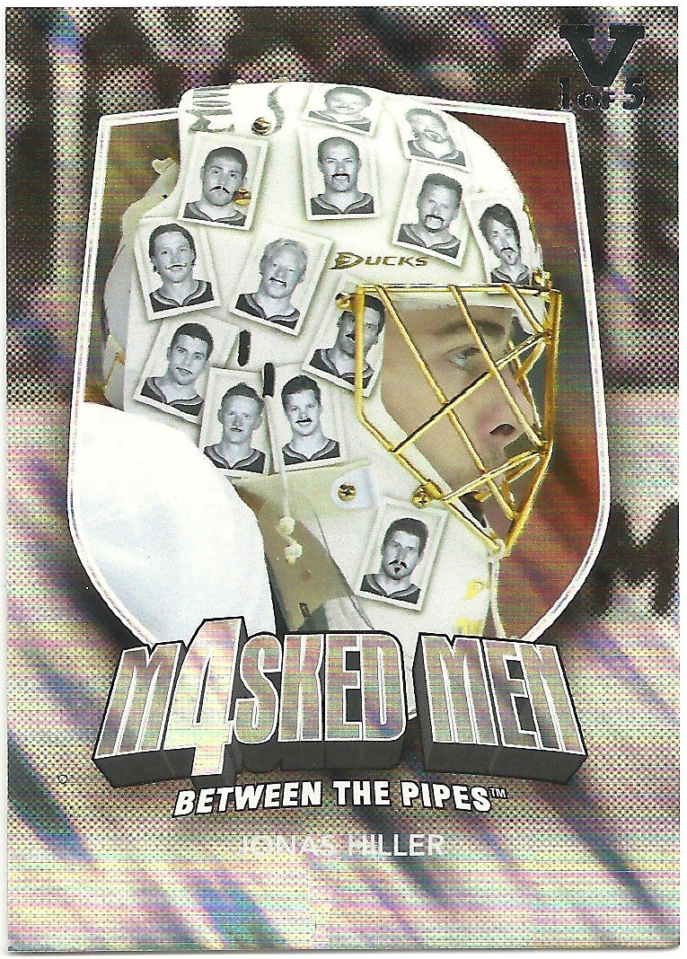 2011-12 Between The Pipes Masked Men Silver #MM22 Jonas Hiller (image for) 2011-12 Between The Pipes Masked Men Silver #MM22 Jonas Hiller