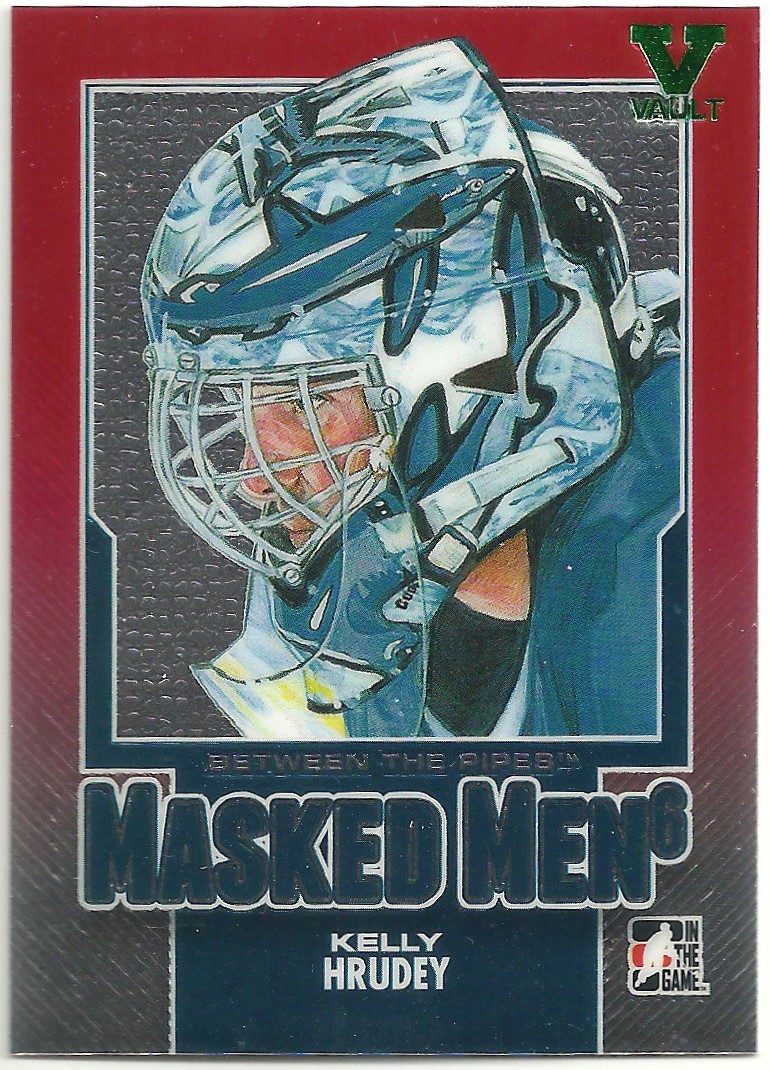 2013-14 Between the Pipes Masked Men 6 Red #MM31 Kelly Hrudey (image for) 2013-14 Between the Pipes Masked Men 6 Red #MM31 Kelly Hrudey
