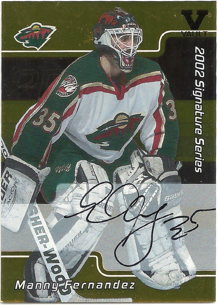 2001-02 BAP Signature Series Autographs Gold #187 M. Fernandez (image for) 2001-02 BAP Signature Series Autographs Gold #187 M. Fernandez