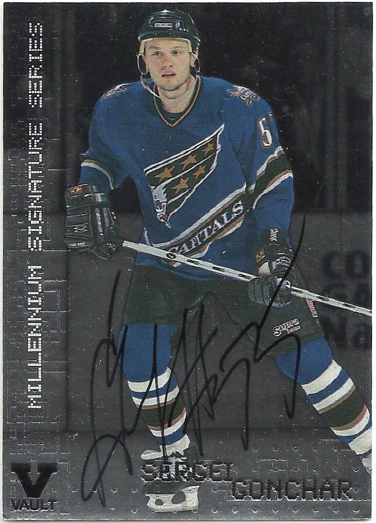 1999-00 BAP Millennium Autographs #249 Sergei Gonchar VAULT (image for) 1999-00 BAP Millennium Autographs #249 Sergei Gonchar VAULT
