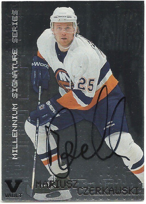 1999-00 BAP Millennium Autographs #157 Mariusz Czerkawski VAULT (image for) 1999-00 BAP Millennium Autographs #157 Mariusz Czerkawski VAULT