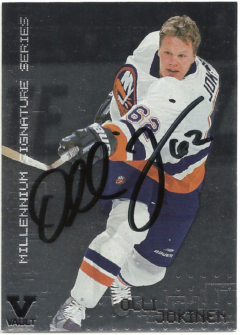 1999-00 BAP Millennium Autographs #152 Olli Jokinen VAULT (image for) 1999-00 BAP Millennium Autographs #152 Olli Jokinen VAULT