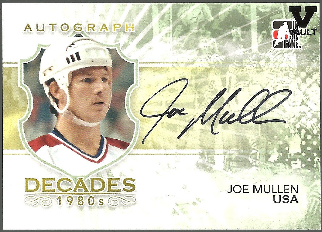 2010-11 ITG Decades 1980s Autographs #AJM2 Joe Mullen USA (image for) 2010-11 ITG Decades 1980s Autographs #AJM2 Joe Mullen USA