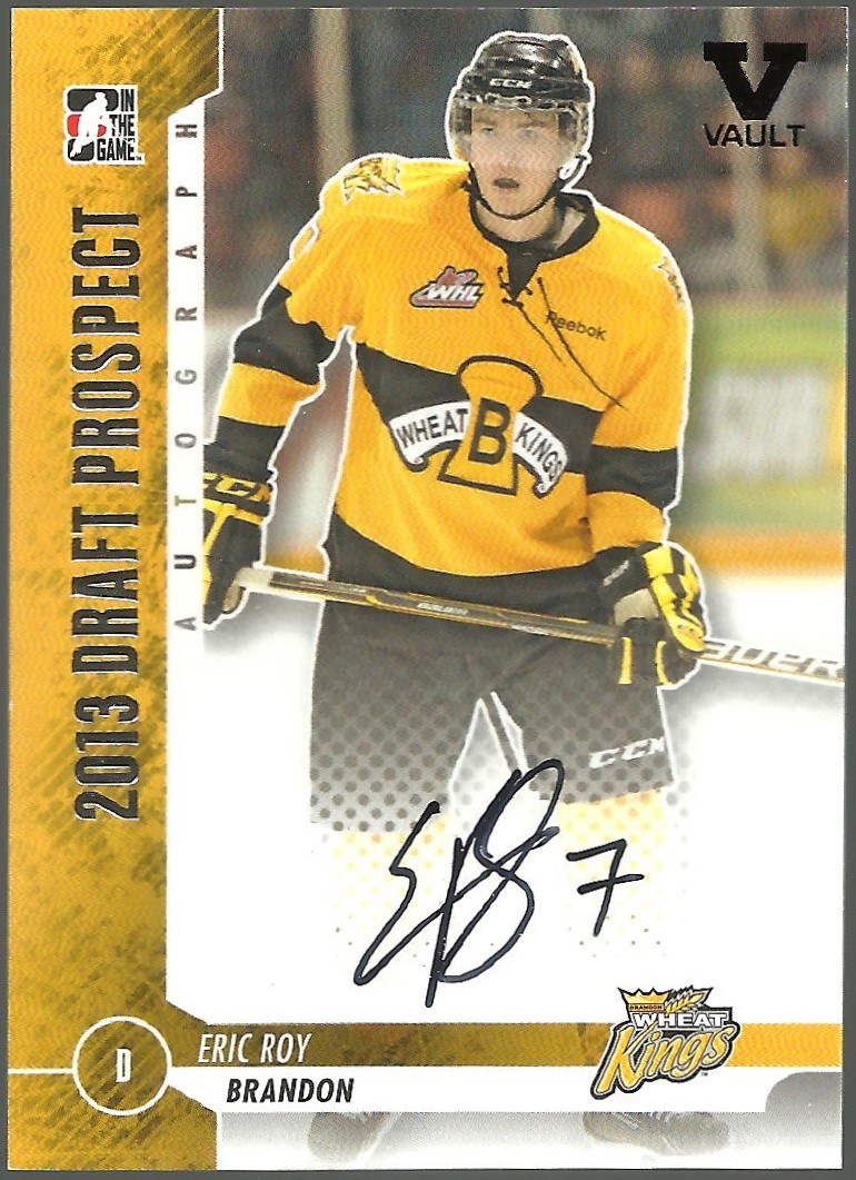 (image for) 2012-13 ITG Draft Prospects Autographs #AER Eric Roy