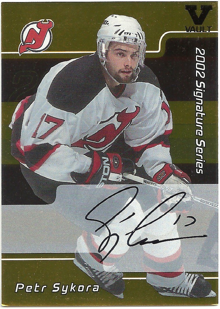 2001-02 BAP Signature Series Autographs Gold #138 Petr Sykora (image for) 2001-02 BAP Signature Series Autographs Gold #138 Petr Sykora