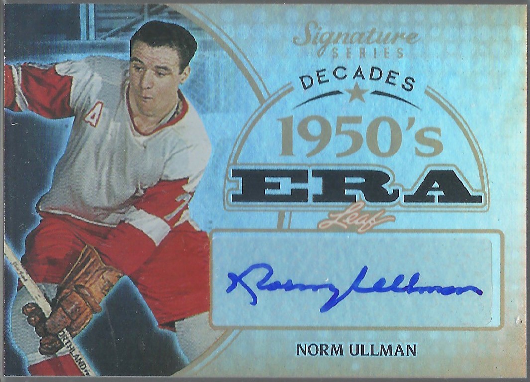 (image for) 2015-16 Leaf Signature Series Decades Auto #SDNU1 Norm Ullman