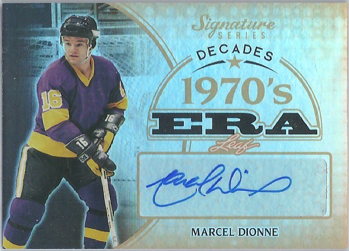 (image for) 2015-16 Leaf Signature Series Decades Auto #SDMD1 Marcel Dionne