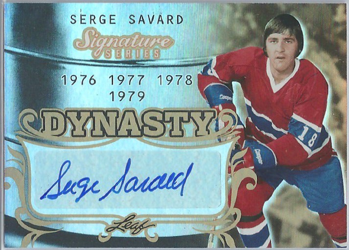2015-16 Leaf Signature Series Dynasty Auto #SDYSS1 Serge Savard (image for) 2015-16 Leaf Signature Series Dynasty Auto #SDYSS1 Serge Savard