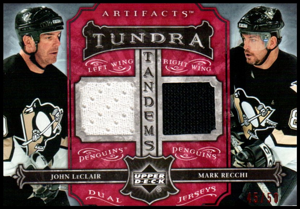 (image for) 2006-07 Artifacts Tundra Tandems Red #TTLM LeClair / Recchi