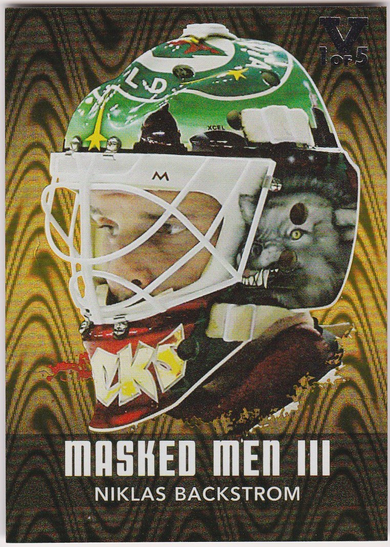 2010-11 Between The Pipes Masked Men III Gold #MM37 N Backstrom (image for) 2010-11 Between The Pipes Masked Men III Gold #MM37 N Backstrom