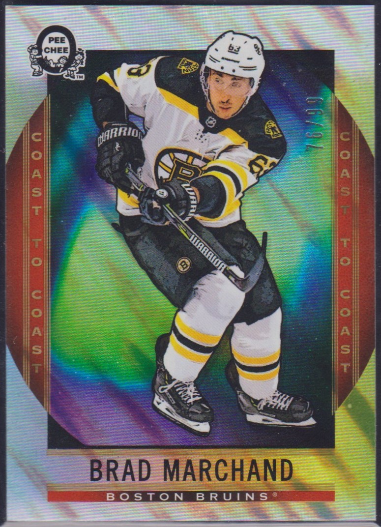 2018-19 O-Pee-Chee Coast to Coast Polar Lights #37 Brad Marchand (image for) 2018-19 O-Pee-Chee Coast to Coast Polar Lights #37 Brad Marchand