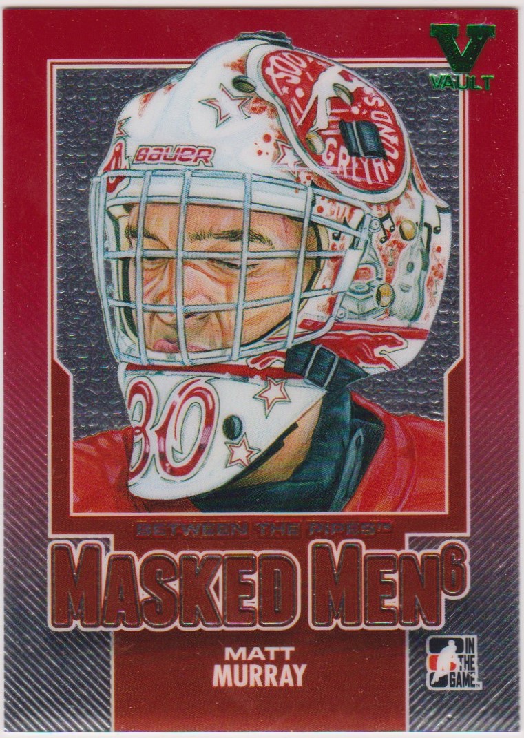 2013-14 Between the Pipes Masked Men 6 Red #MM22 Matt Murray (image for) 2013-14 Between the Pipes Masked Men 6 Red #MM22 Matt Murray