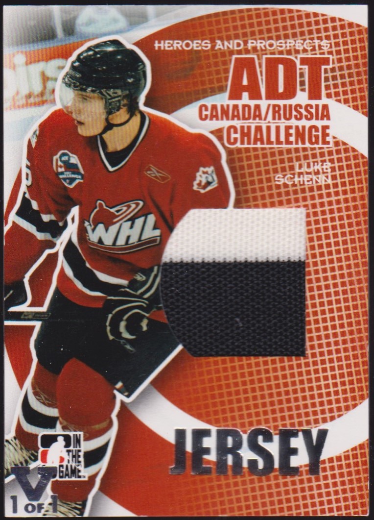 (image for) 2008-09 ITG Heroes & Prospects ADT Jerseys #CRJ05 Luke Schenn