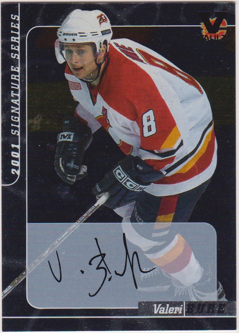 (image for) 2000-01 BAP Signature Series Autographs #2 Valeri Bure VAULT