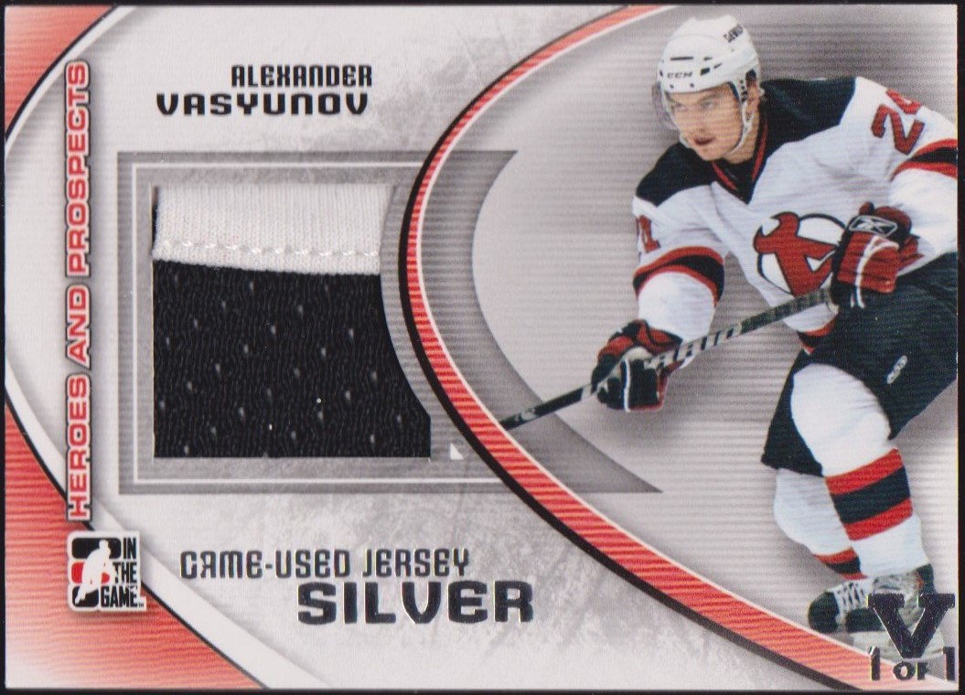(image for) 2011-12 ITG Heroes and Prospects Jerseys Silver #M06 Vasyunov