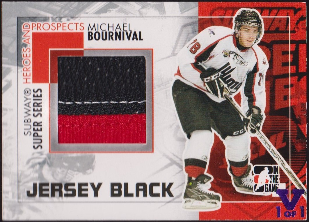 2010-11 ITG Heroes and Prospects Subway Series #17 M . Bournival (image for) 2010-11 ITG Heroes and Prospects Subway Series #17 M . Bournival