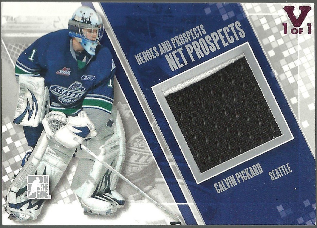 (image for) 2011-12 ITG Heroes and Prospects Net Silver #NP10 Calvin Pickard