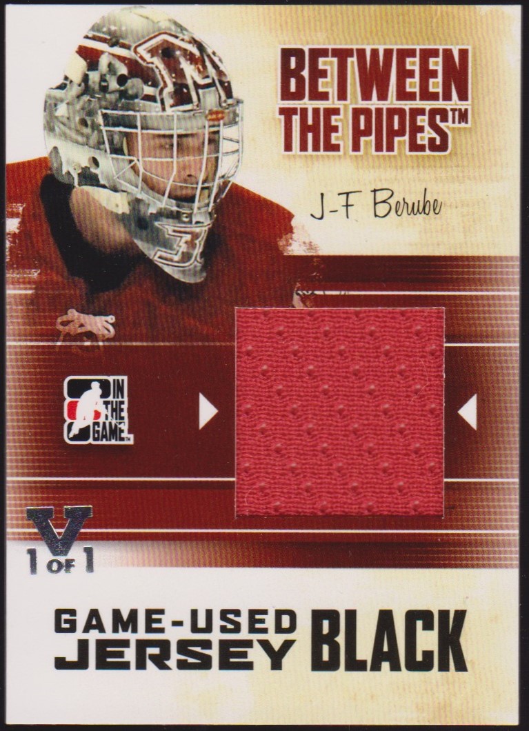 (image for) 2010-11 Between The Pipes Jerseys Black #M26 J-F Berube