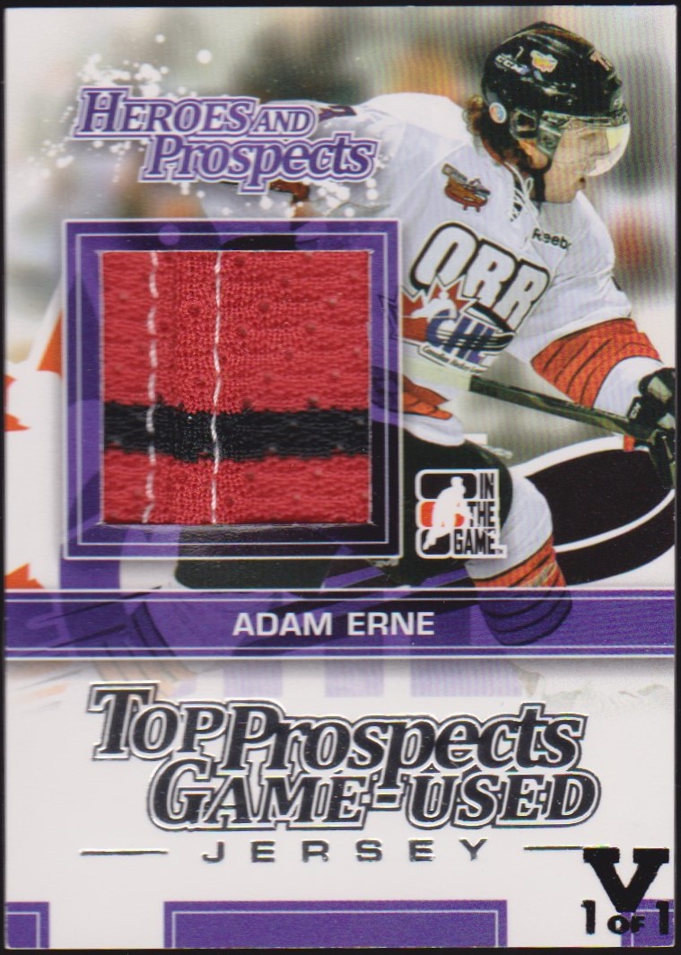 (image for) 2013-14 ITG Heroes and Prospects Top Silver #TPM06 Adam Erne