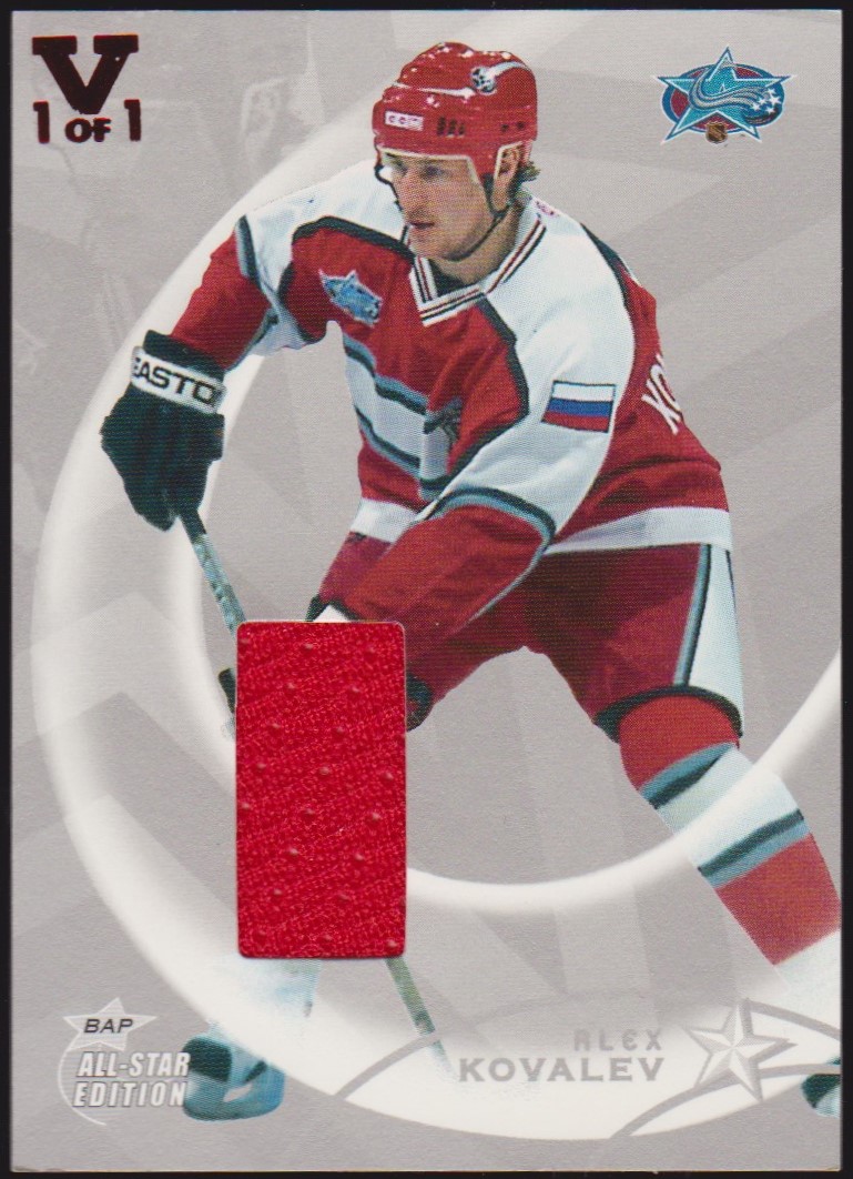 (image for) 2002-03 BAP All-Star Edition Jerseys Silver #47 Alexei Kovalev