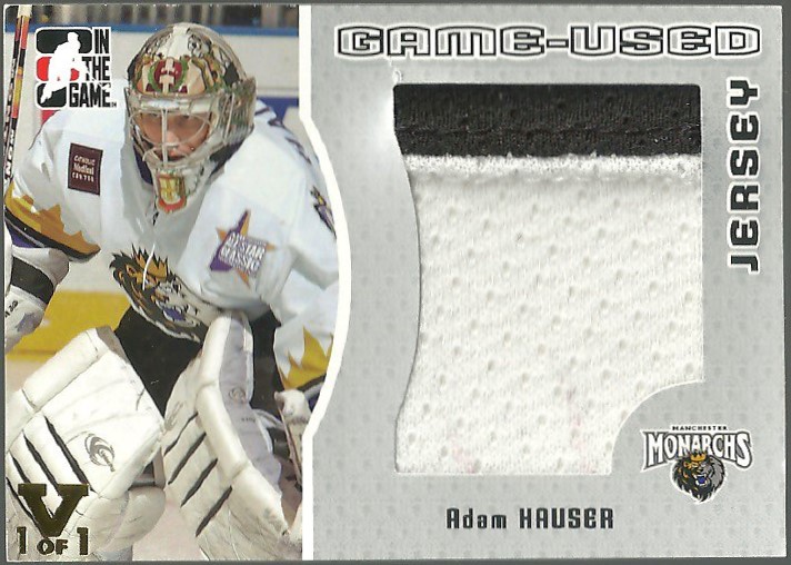 (image for) 2005-06 ITG Heroes and Prospects Jerseys #GUJ108 Adam Hauser